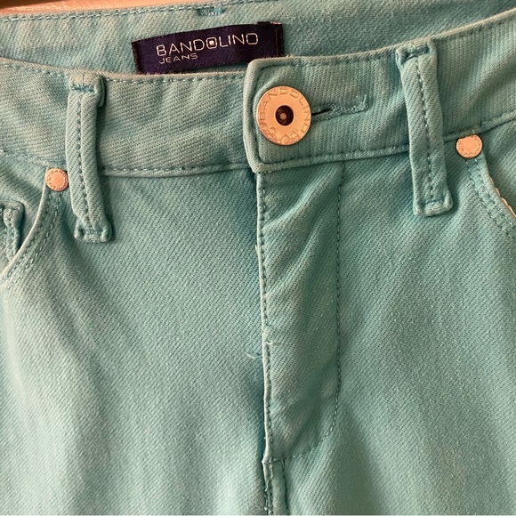 Women’s Turquoise Capri Pants Sz 10 by Bandolino - Picture 2 of 4
